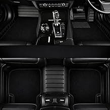 10D Premium Leatherette Car Foot Mat for Maruti Suzuki Swift Model (2024-2025) 100% Waterproof and Dust Proof | Custom Fitted 10D Car Floor Tray Mat - Full Black