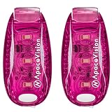 EverLightFX USB Rechargeable LED Safety Light (2 Pack) by Apace - Super Bright Bike Tail Light Works