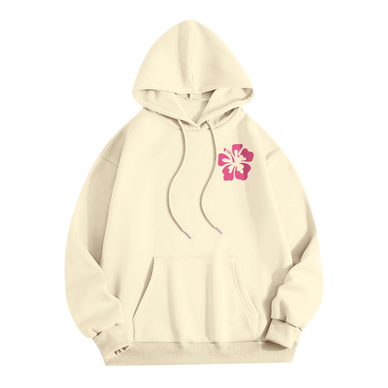 Różowa bluza z kapturem z motywem palmy dziewczęca bluza śliczne bluzy oversize bluza z kapturem damskie bluzy i bluzy z kapturem estetyczna damska bluza z kapturem z długim rękawem bluza z kapturem