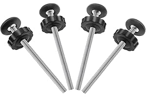 4Pcs Universal Baby Gate Threaded Spindle Rod, M8 Baby Tension Gate Extender