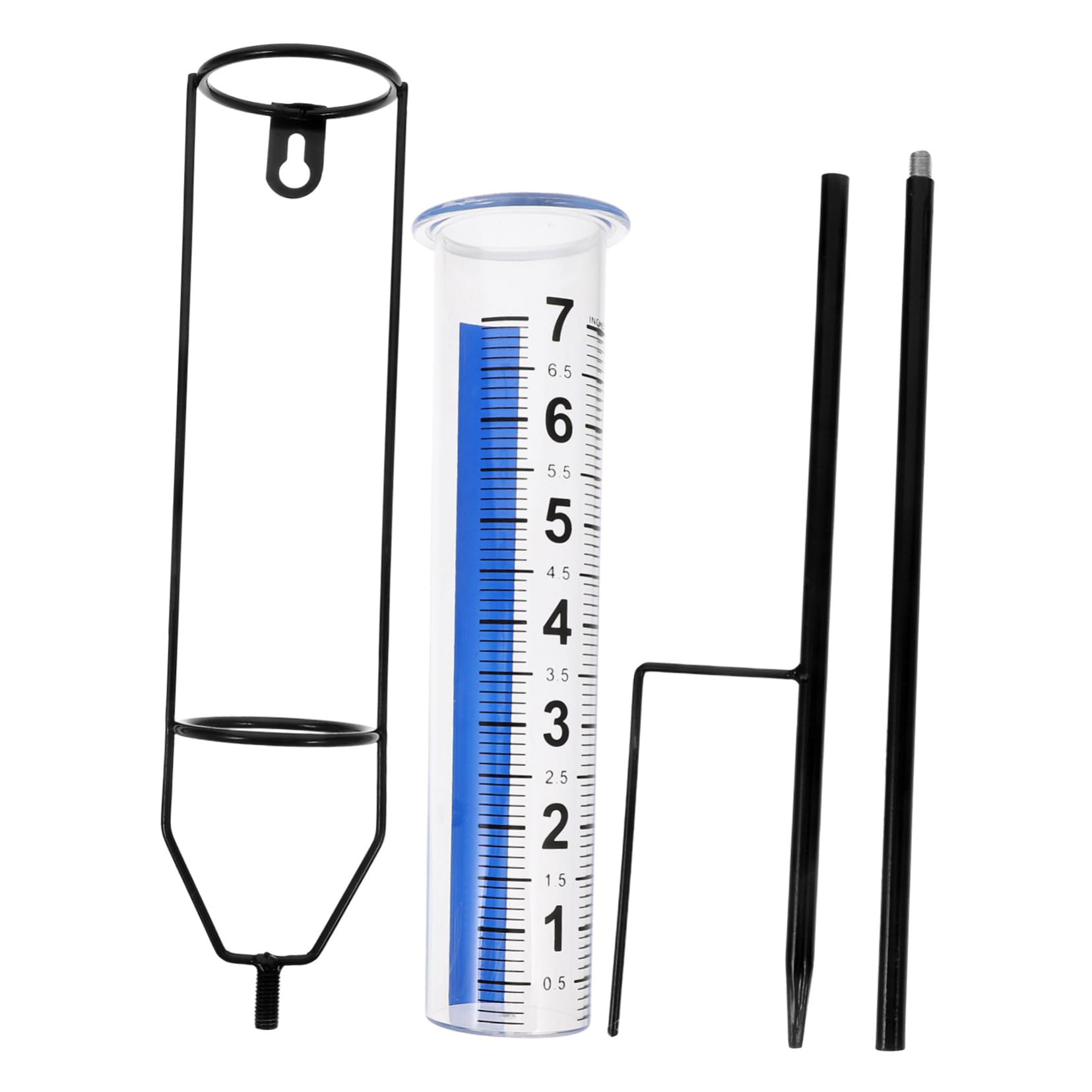 Toyvian Rain Gauges for Yard Garden Easy Install Outdoor Rain Gauge Measuring Cup Enhance Your Yard's Aesthetic