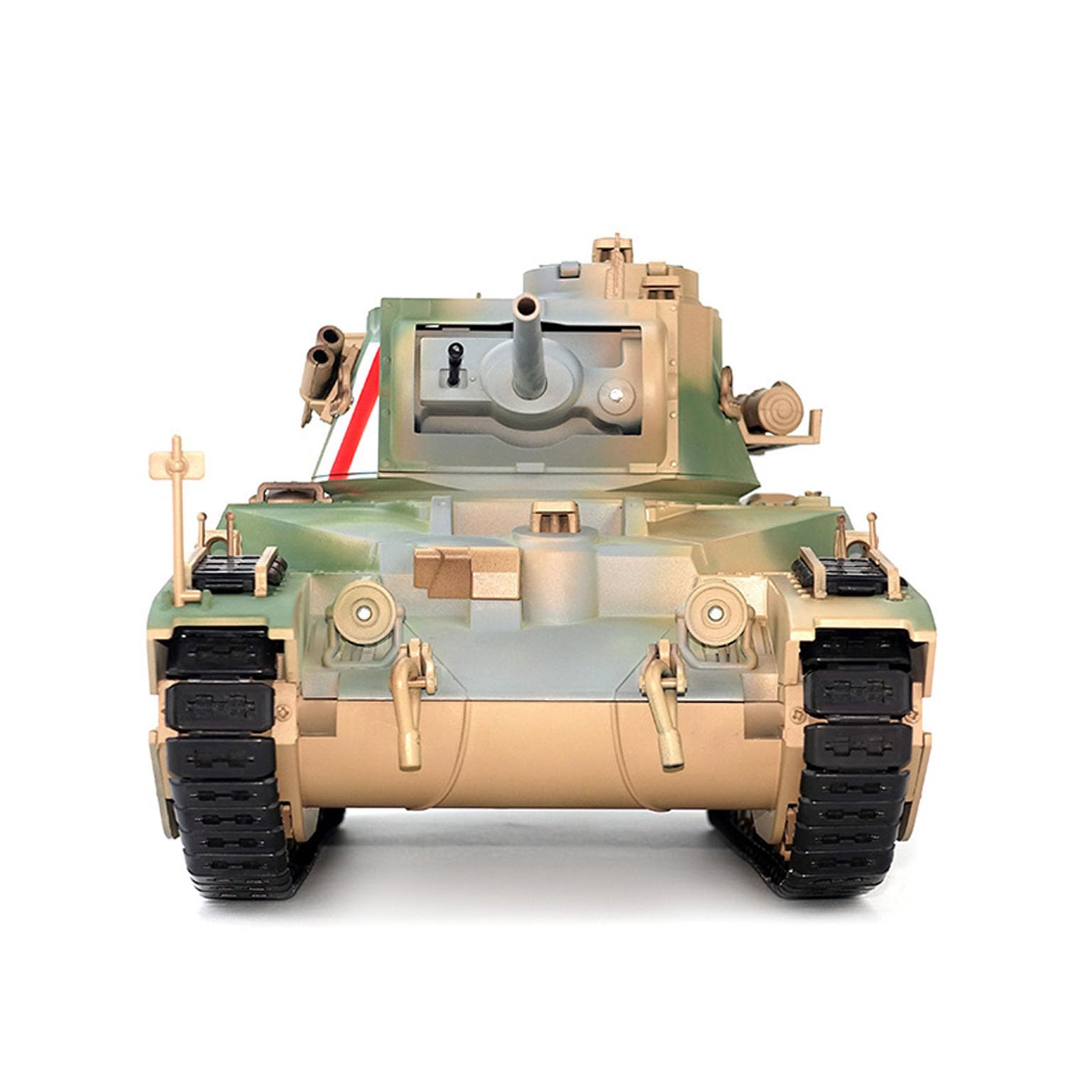 Sistema a infrarossi 1/16 Tongde, carro armato radiocomandato Matilda III IV 320, torre girevole, luce e rumore, tutte le ruote in metallo, batteria pronta per il funzionamento