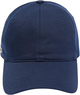 Lacoste Unisex-Adult Organic Side Logo Cotton Twill Cap