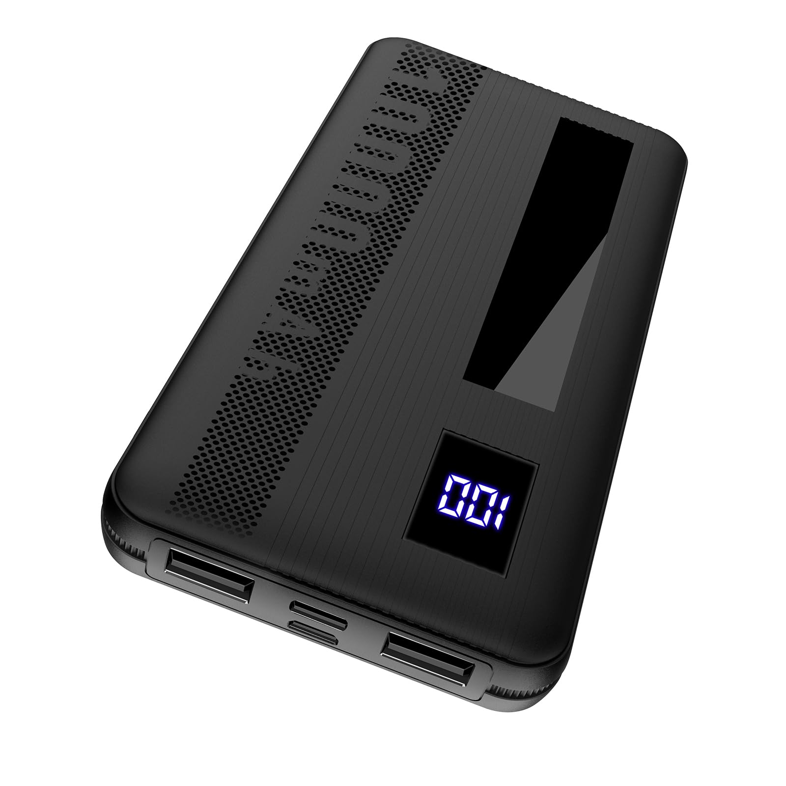 Power Bank, 10000mAh powerbank Sottile 5V/3A Ricarica Rapida, con USB C Input Batteria Esterna Display Digitale LED per iPhone 16 15 14 13 12 Pro Max Mini Plus Samsung Huawei iPad Pro Android etc