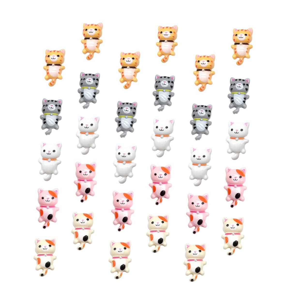 Dije de gato de resina para scrapbooking y proyectos de decoración de fiestas