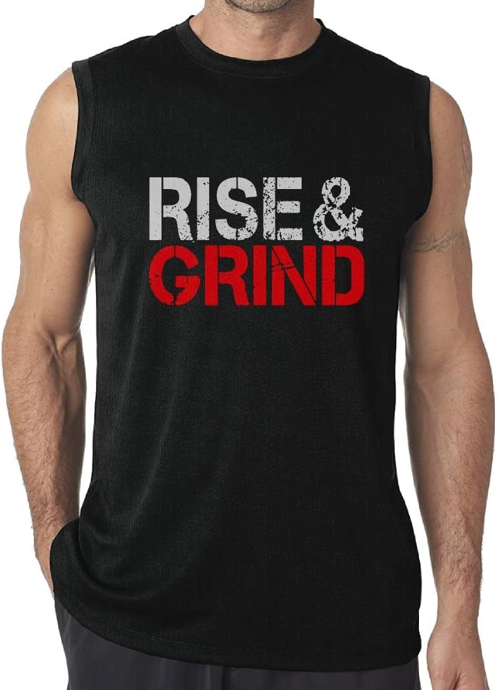 Rise And Grind Boy Sleeveless Tee
