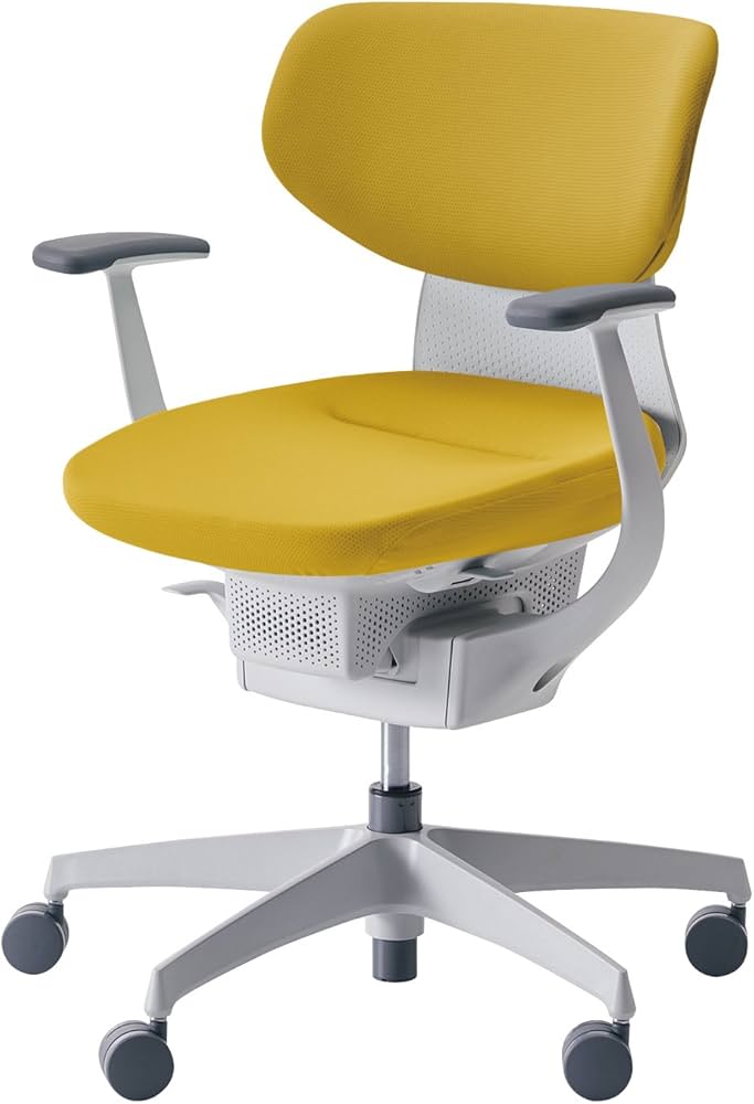 ★ KOKUYO イングチェア T型肘デスクチェア イエロー Amazon | 【メーカー配送・設置・組立】コクヨ イング イス オリーブ