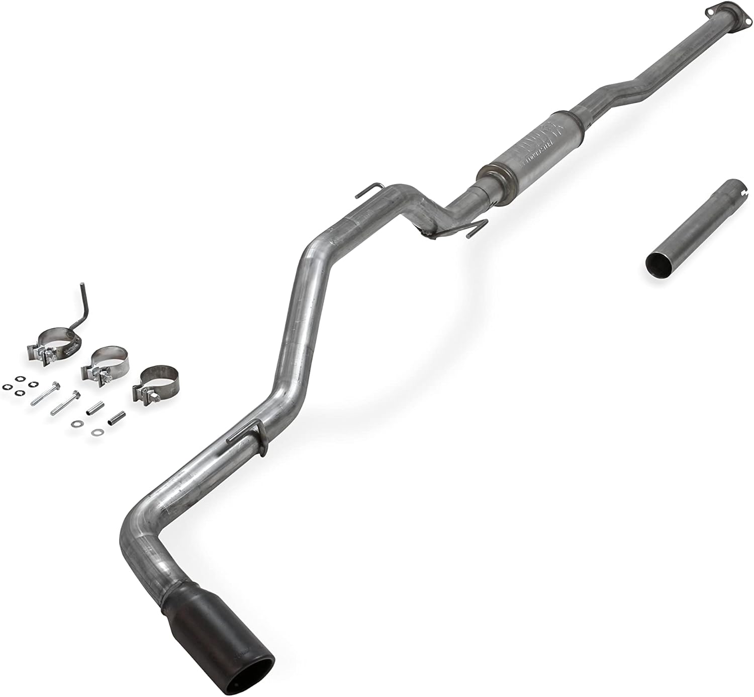 Flowmaster 717881 FlowFX Cat-Back Exhaust Kit 2.5 Inch 409 Stainless Steel 3.5 Inch Black Ceramic Coat Stainless Steel Tip Compatible with 2005-2015 Tacoma 4.0L 2/4WD All Wheelbases