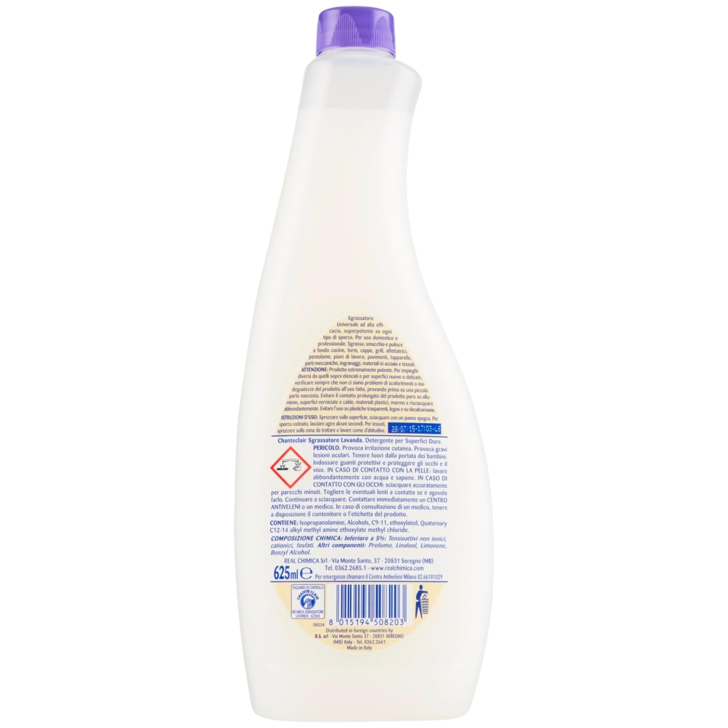 Ricarica Sgrassatore Universale al Profumo di Lavanda – 600 ml – Pulizia Efficace e Freschezza Rilassante kit con Spugna Brandizzata SPESA & RISPARMIO Inclusa – Variazioni 4/8/12 Pezzi (12)