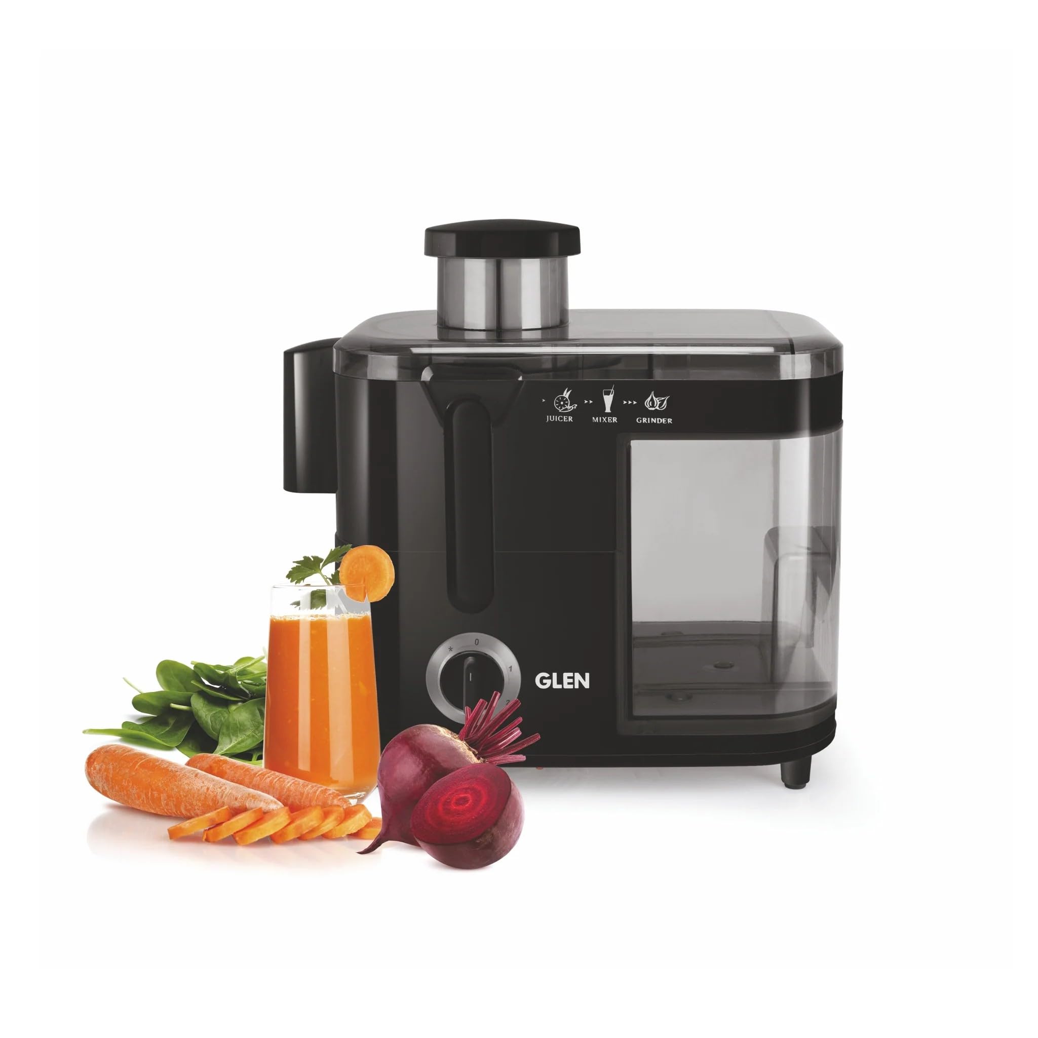 Glen Juicer with Stainless steel filter & 2 Speed Settings with Pulse Function, 600W - Black (SA4014JU)-image-42