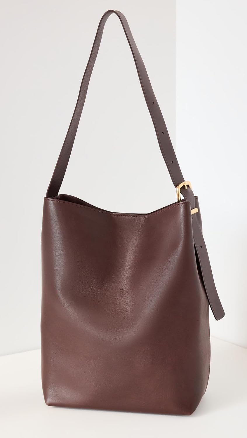 Madewell Women's The Essential Bucket Tote in Suede - Image 3