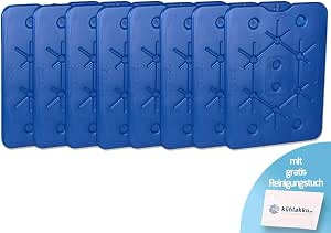 Lot De 2 Blocs Réfrigérants 400ml ToCi - Éléments De Refroidissement Pour Glacière Et Sac Isotherme