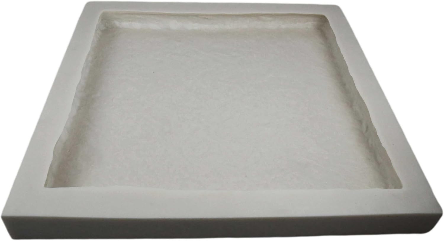Manufactured Stone Rubber Molds for Concrete, Rock Texture Wall and Column Cap/Hearthstone/Paver 22" x 22" x 2", Recycled Material