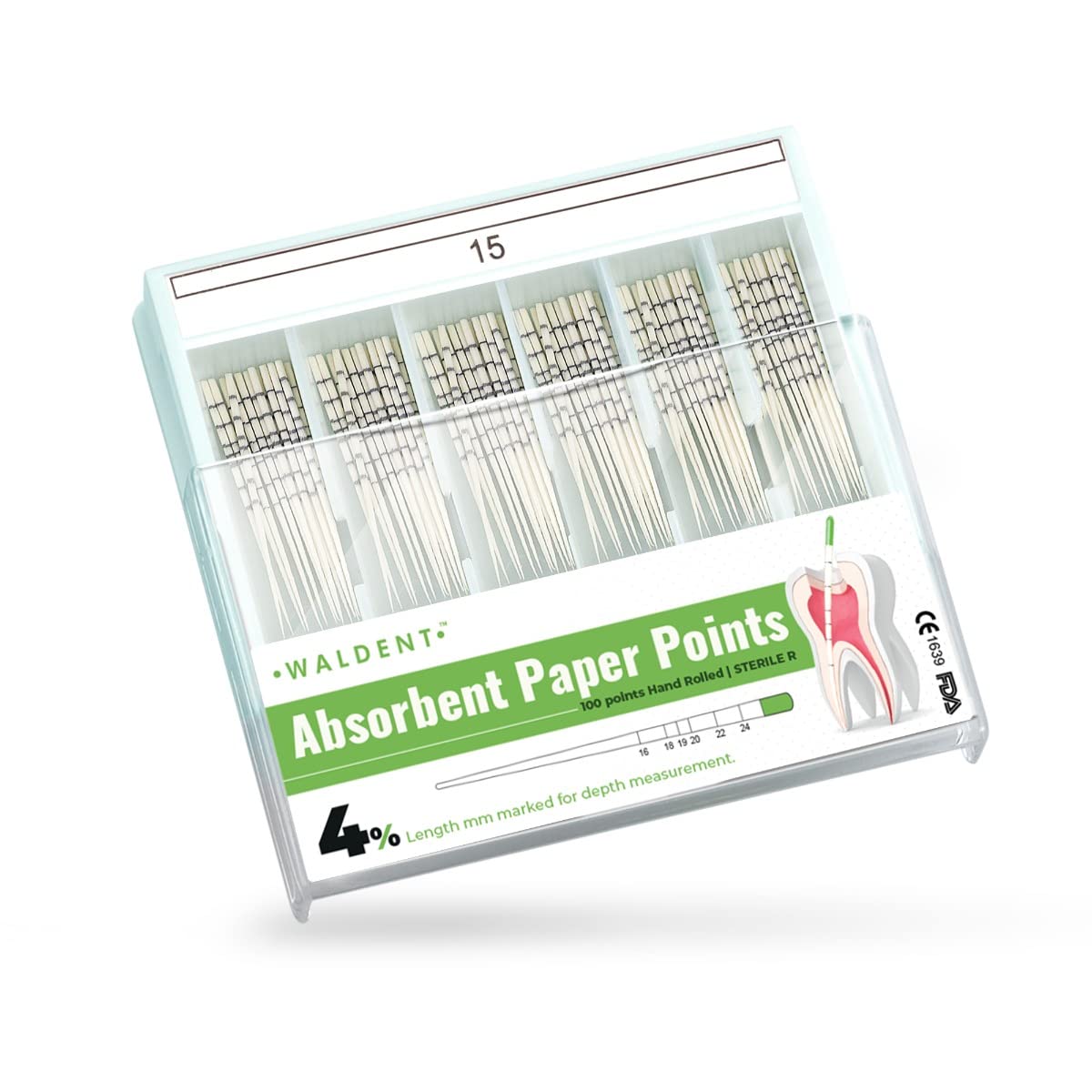 Waldent Paper Points 4% (Length Marked) #15-image-20