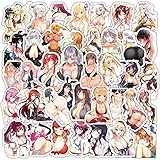 セクシー少女 アニメ少女 漫画少女 お宅漫画 グラビアアイドル セクシー美女 美人 シール ステッカー (50枚LQC)