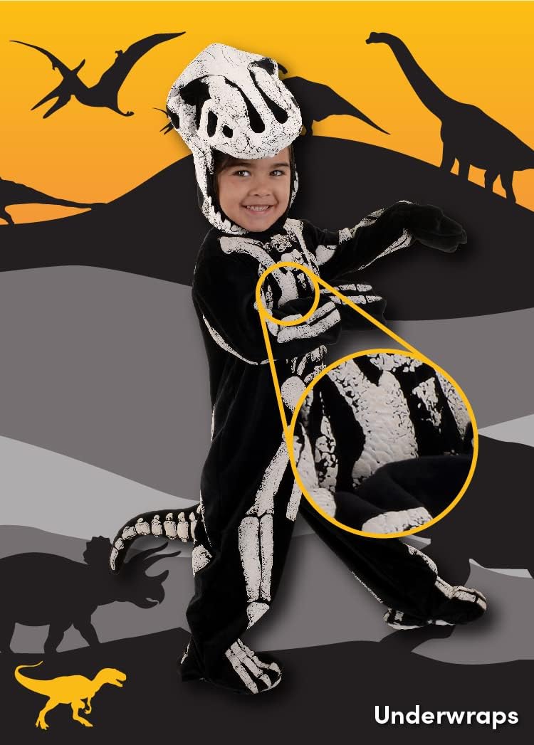 Toddler's T-Rex Skeleton Costume
