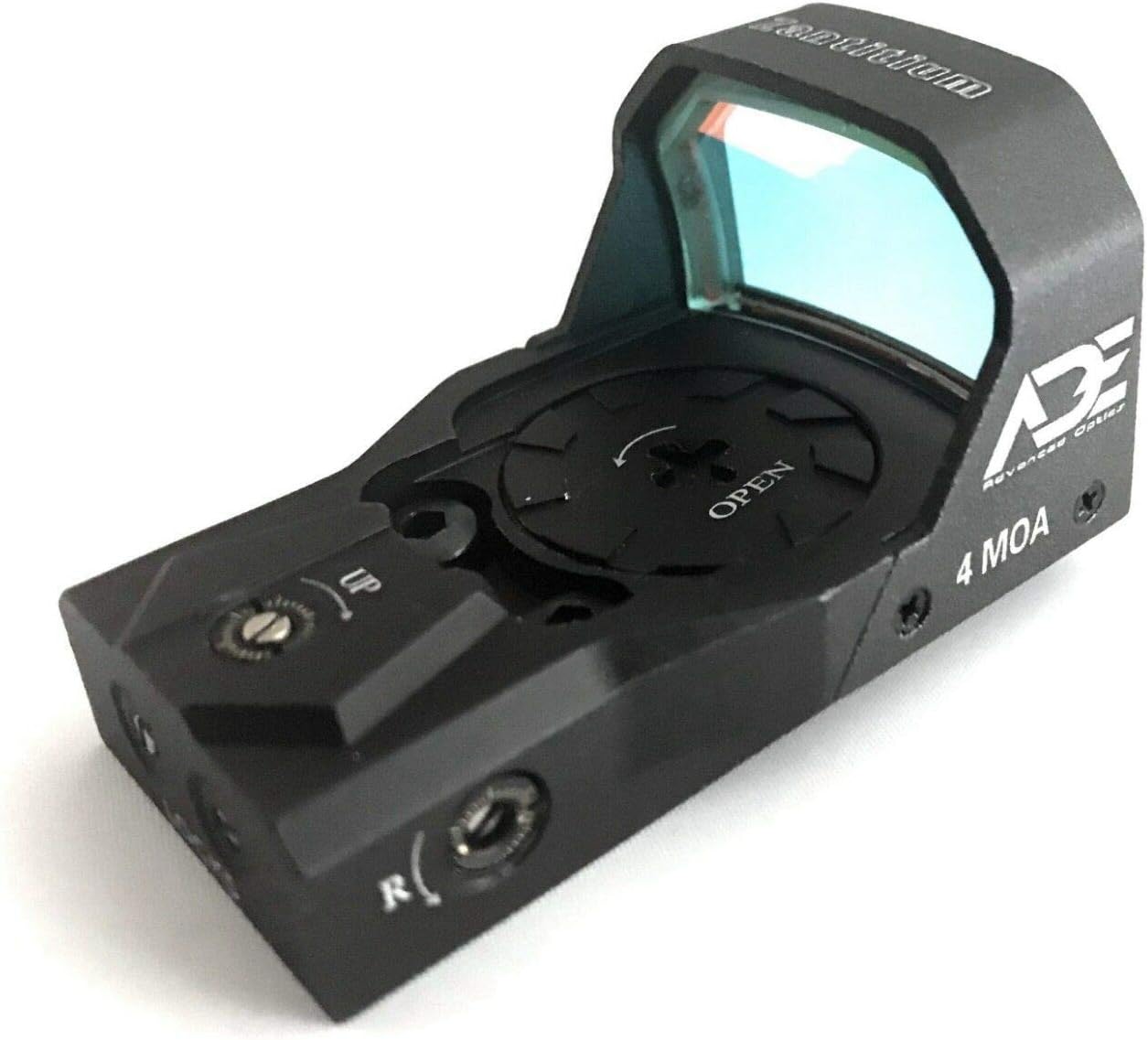 Ade Advanced Optics Zantitium RD3-015 Red Dot Reflex Sight + Optic Mounting Plate for Ruger Mark I,II,III,IV,IV-Lite,Mark 1,2,3,4 + Picatinny Plate