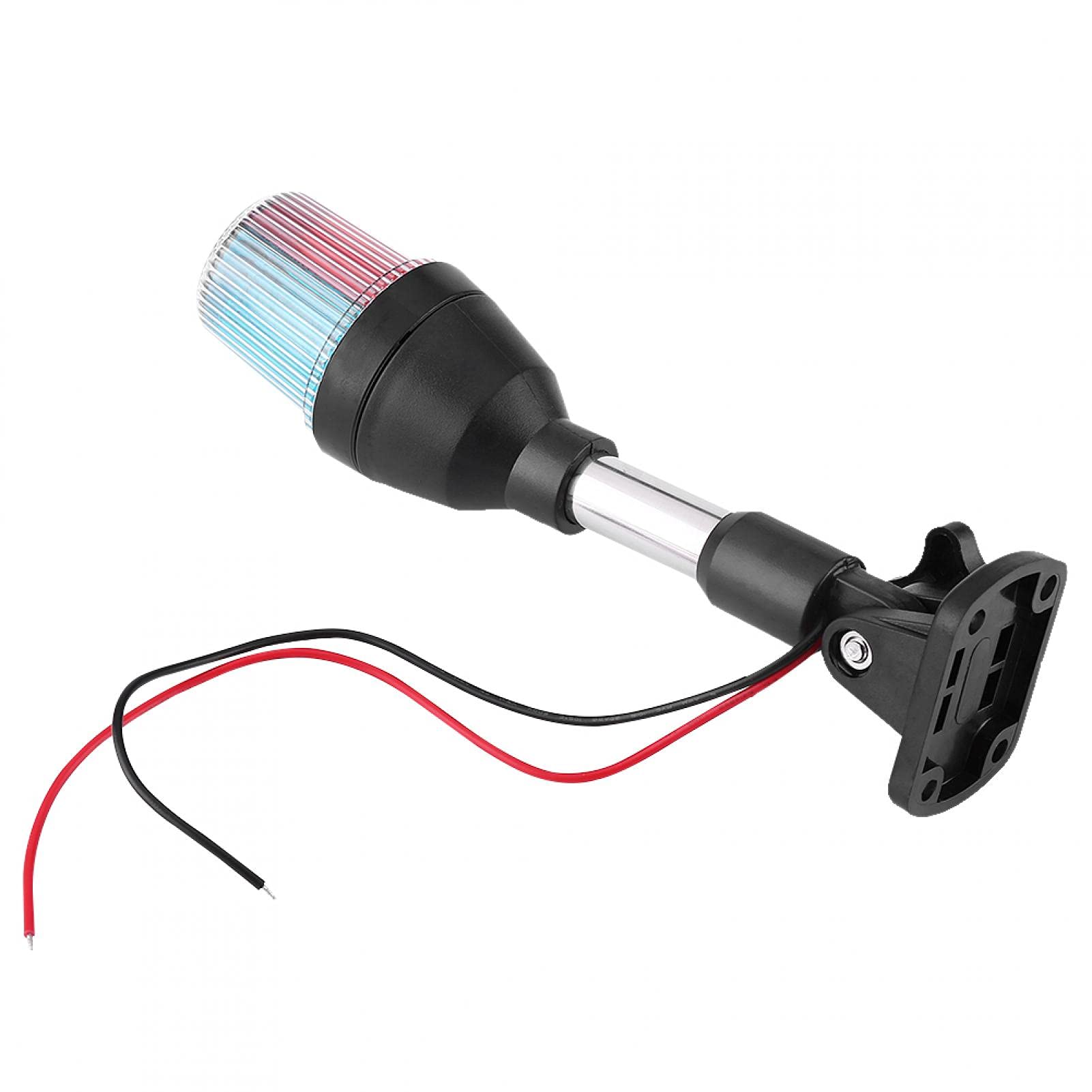 Fydun La Lampe De Navigation De LED, Yacht De Bateau Marin De Rivage RéGlable ImperméAble à l'eau Signal Lumineux Se Replient vers Le Bas De L'Ancre De Poupe