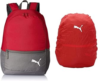 Puma 40 Litres Casual Backpack Ind | Sparkling Cosmo-Castlerock-White Packable Rain Cover - Red