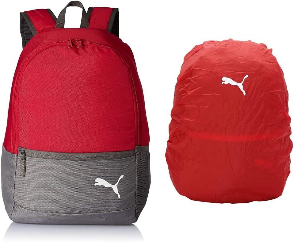 40 Litres Casual Backpack Ind | Sparkling Cosmo-Castlerock-White Packable Rain Cover - Red