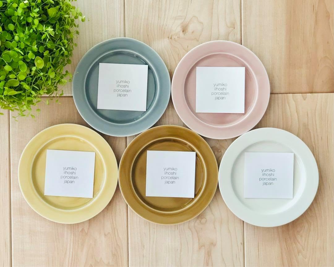 イイホシユミコ×チェック＆ストライプ アンジュール プレートS 冬の