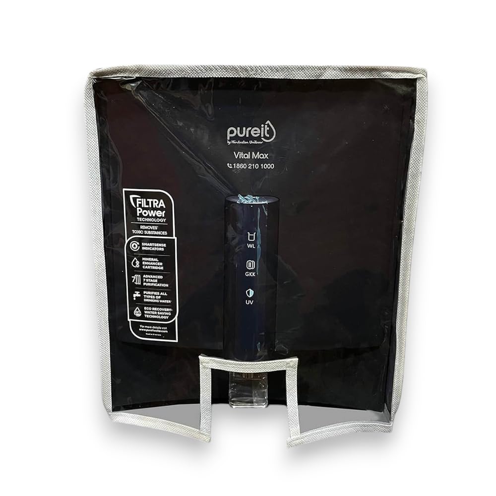 Body Protective Cover for Pureit Vital Max Mineral RO+MF Alkaline Water Purifier, RO+MF Model Waterproof & Dustproof Water Purifier RO Body Cover Pureit Water Purifier Cover