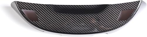 Miniatura 6 de Cubierta de base de espejo retrovisor para interior de automóvil compatible con Chevrolet Corvette C7 Stingray 2014-2019 fibra de carbono real, 1