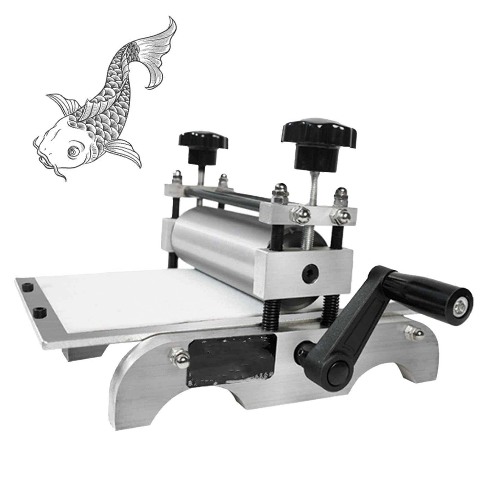 Presse à graver manuelle en acier de bureau pour linogravure et impression en creux
