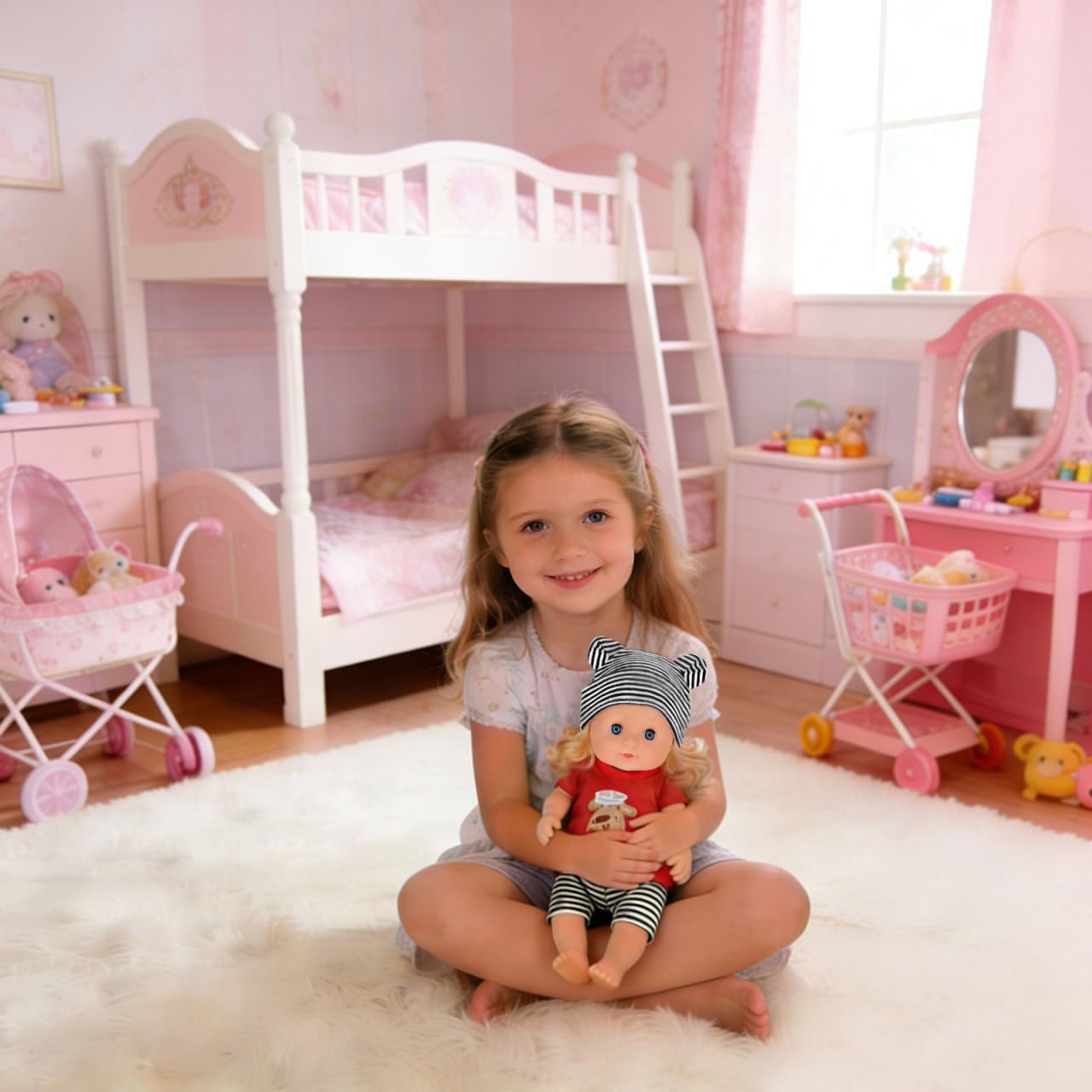 TOYANDONA Baby Doll Clothes for 10 Inch Girls Boys - Doll Clothes Outfits Include Pant Hat for Reborn Baby Clothing Accessories