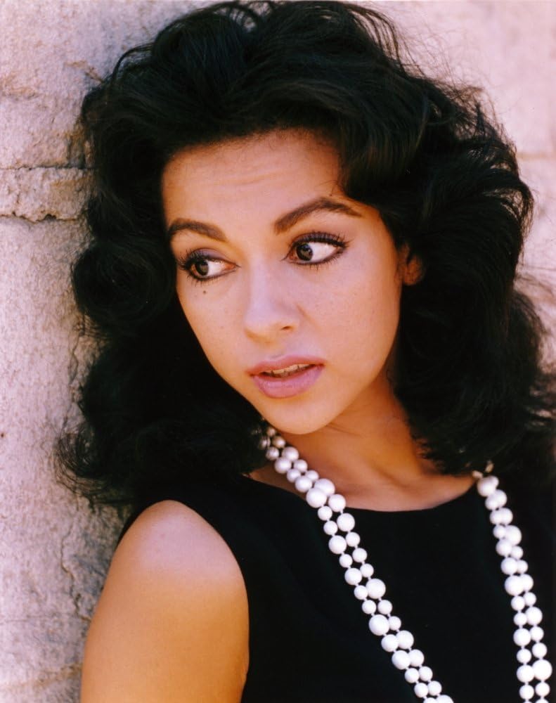 Rita Moreno Looking Away In Black Dress With Necklace Photo Print (8 x 10)