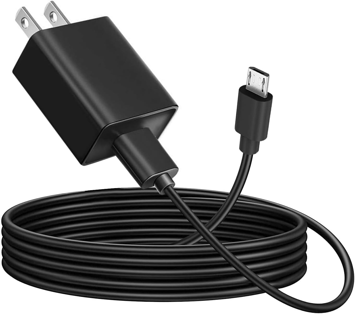 5V 2A 1A Fast Micro USB B Wall Charger Adapter for Kindle Paperwhite 2-12th, Oasis E-Reader,Scribe, Fire 6 7 8 10 Plus Kids Tablet, Samsung Galaxy S7