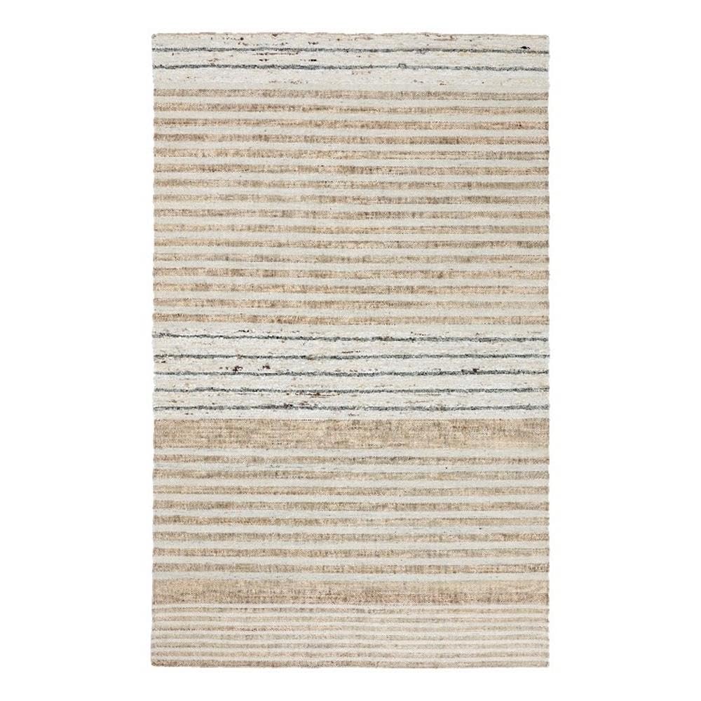 Kosas HomePego 24 x 36 Striped Jute & Wool Area Rug in Natural