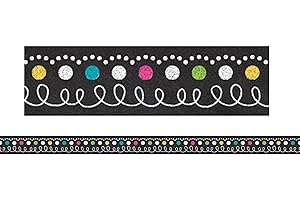 Teacher Created Resources Magnetic Borders for Classroom Chalkboard Brights Bulletin Board Borders