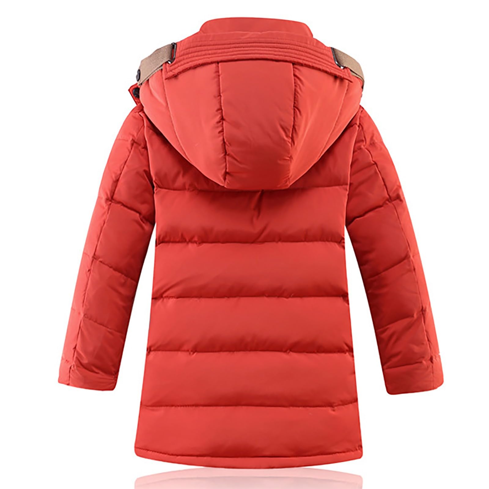 Piumino invernale per bambini per la scuola con cappuccio foderato in pile parka imbottito caldo capispalla bambini spesso scuola casual soprabito