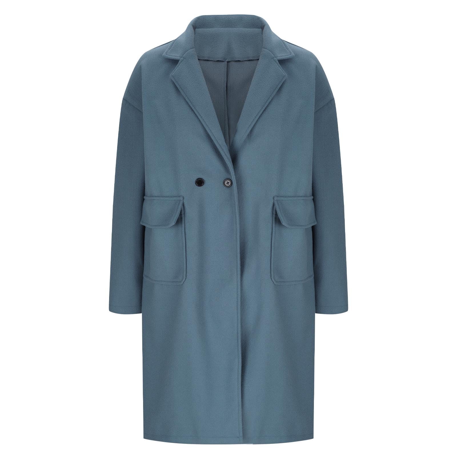 Chaqueta anorak reversible de manga larga, prenda exterior de moda, cuello alto, abrigo abotonado de corte holgado, ideal para un look casual de vacaciones. Incluye bolsillos.