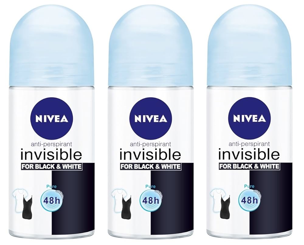 Amazon.com: (Pack of 3 Bottles) Nivea INVISIBLE FOR BLACK