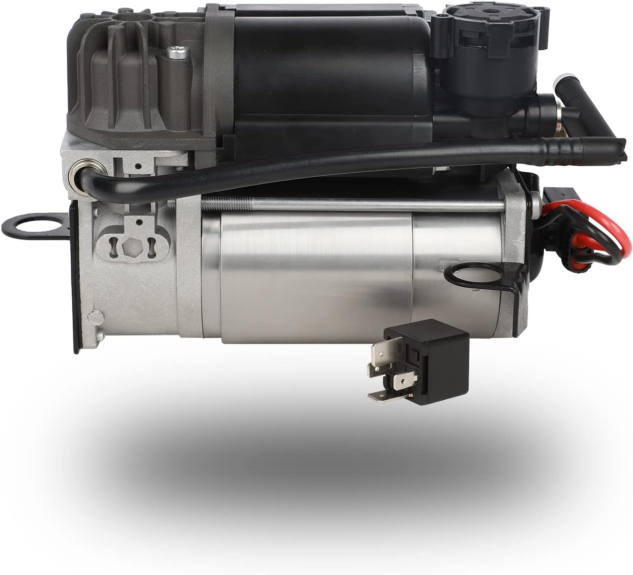 Airmatic Air Suspension Compressor Air Pump Kit Replacement 2113200304 2203200104 for Mercedes Benz W220 W211 W219 CLS500 CLS550 CLS63 AMG S430 S500 S600 E320 E350 E500 E55 AMG E63 AMG