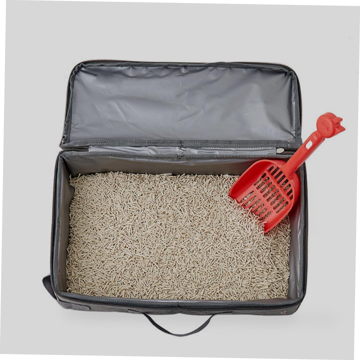 BESPORTBLE Coperchio per Lettiera per Gatti Extra Large Portatile da Viaggio Contenitore per Lettiera Portatile