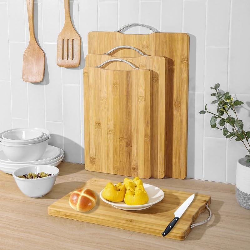 Home Use Thickened Sided Reusable Cutting Board with Handle