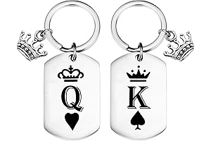 King and Queen Keychain: The Royal Bond for Loved Ones
