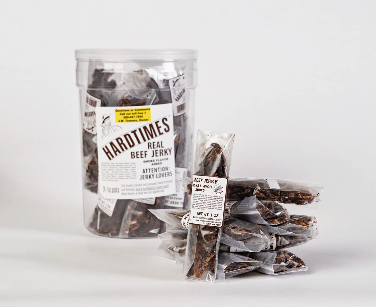Hardtimes Handcrafted Beef Jerky Original Flavor 24