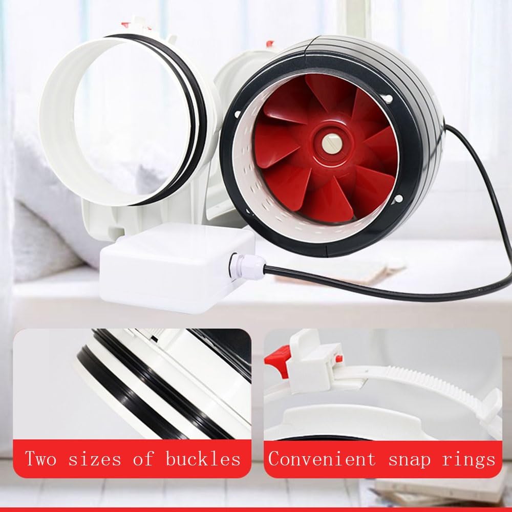 Duct Exhaust Fan Ventilation Aspiratore(Grande)
