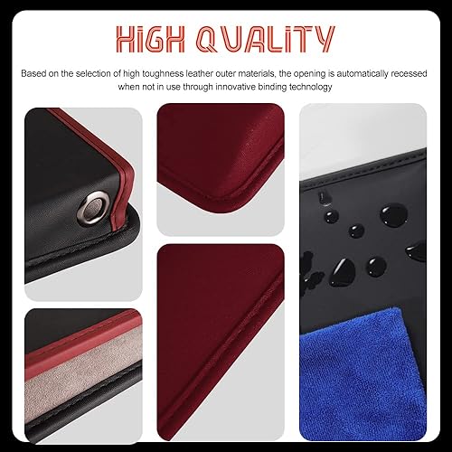 Miniatura 10 de ASUBHA Organizador de relleno de espacio para asiento de automóvil, de piel sintética, organizador de bolsillo para automóvil, accesorios interiores