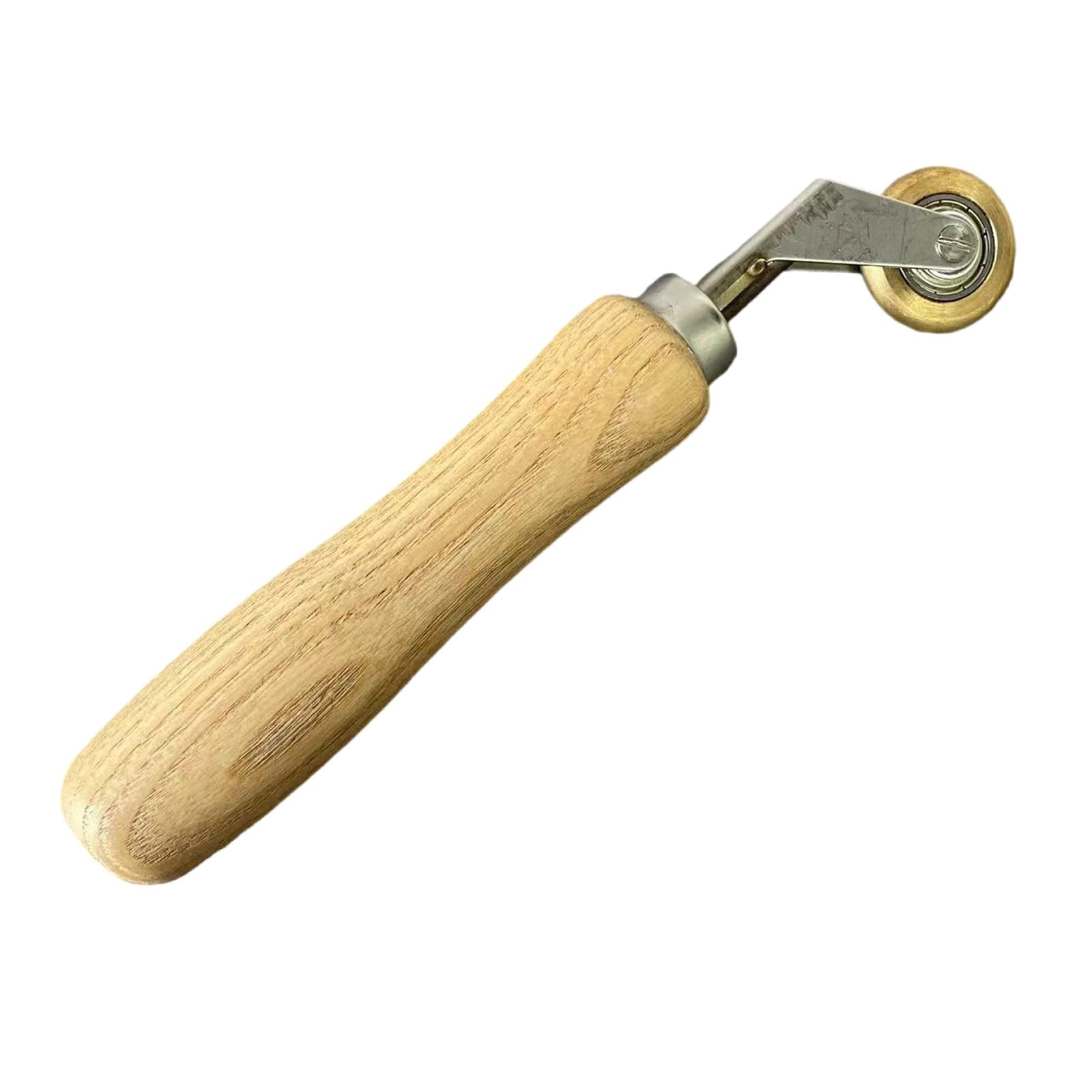 Msioytog Aluminum Alloys Wallpaper Seam Roller Ergonomic Handle Rolling Wheel Wall Paper Construction Tool Edges Press Roller Wall Paper Construction Tool