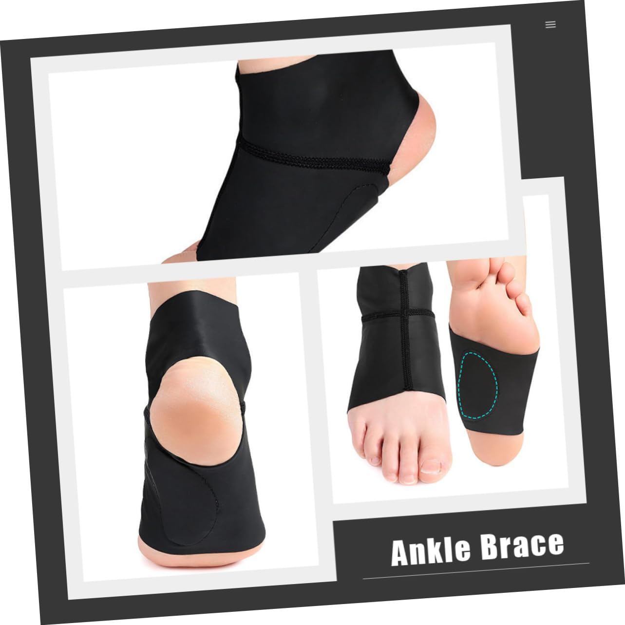 FOMIYES Stable Foot Ankle Support Ankle Brace Wear-resistant Comfortable Breathable for Daily Use