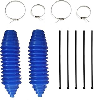 Wshao Store 2 Set Universal Silicone Rack and Pinion Steering Boot Pinion Boot Gaiter Kit Accesorios para Auto Gaiter Pinion Boots