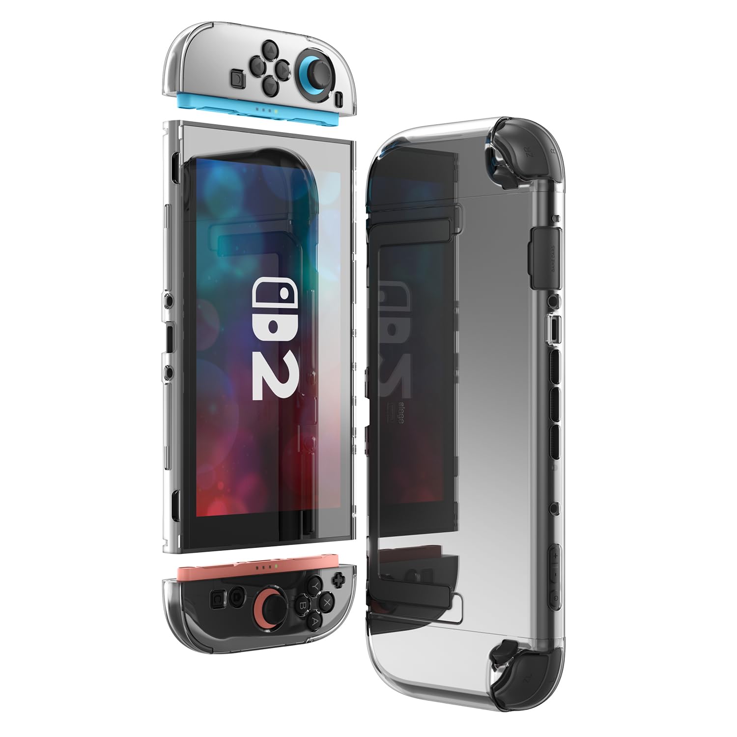 elago Etui Przezroczyste do Nintendo Switch 2 | Smukłe, Twarda Powłoka PC, Odporne na Wstrząsy, Pełne Etui Ochronne, Wygodne Uchwyt, Odporne na Zarysowania