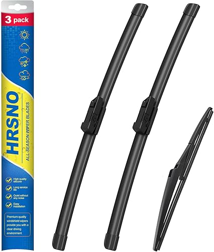 Miniatura 9 de Limpiaparabrisas de 24" + 19" con juegos de escobillas limpiaparabrisas traseras de 15", repuesto automotriz para Chevrolet Equinox 2005-2009, fácil