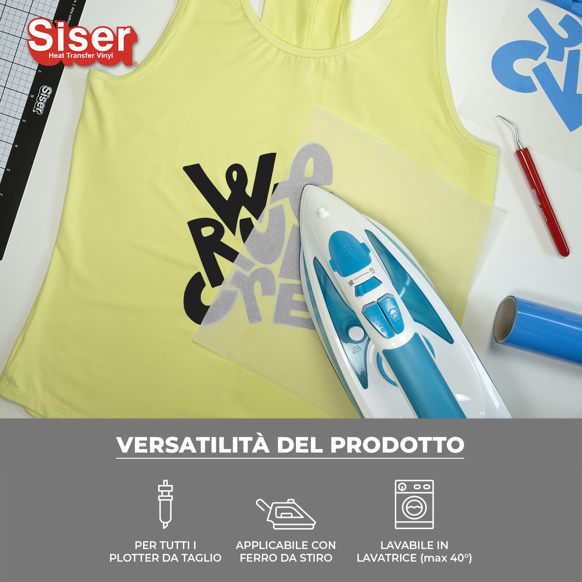 Siser EcoStretch Flexfolie für elastische Textilien. 120°C / 5sec