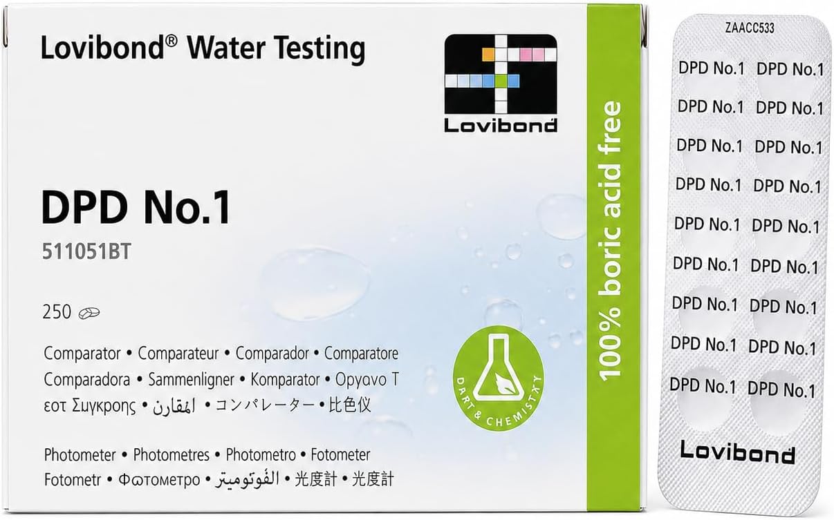Certikin Lovibond DPD No 1 Free Chlorine Tablets - 250